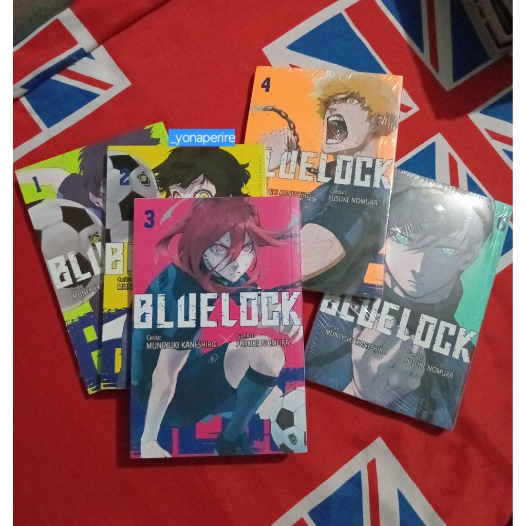 PRELOVED SET KOMIK BLUE LOCK VOL 1-4 & 6