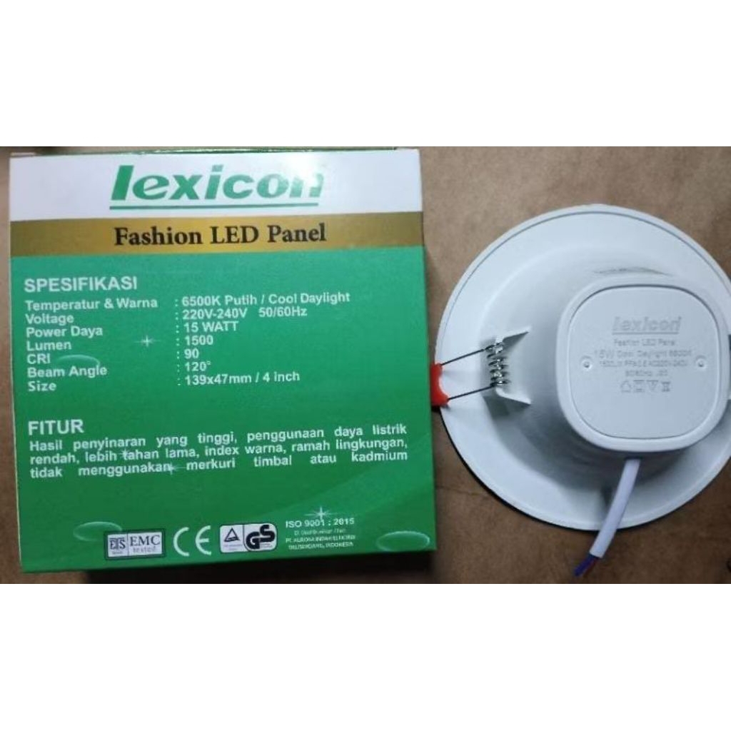 Lampu Lexicon Led downlight panel