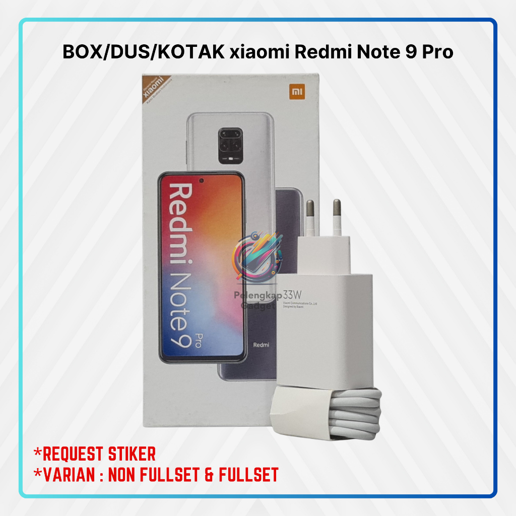BOX/DUS/KOTAK For xiaomi Redmi Note 9 Pro