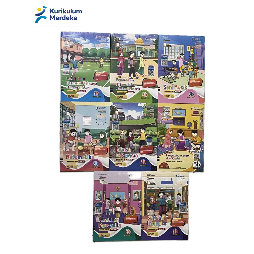 BUKU LKS ZAMRUD PUTRA NUGRAHA KELAS 3 SD/MI Semester 2 KURIKULUM MERDEKA