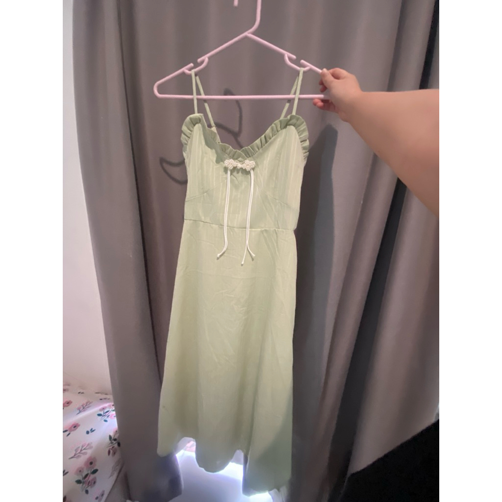 Dress Hijau Sage