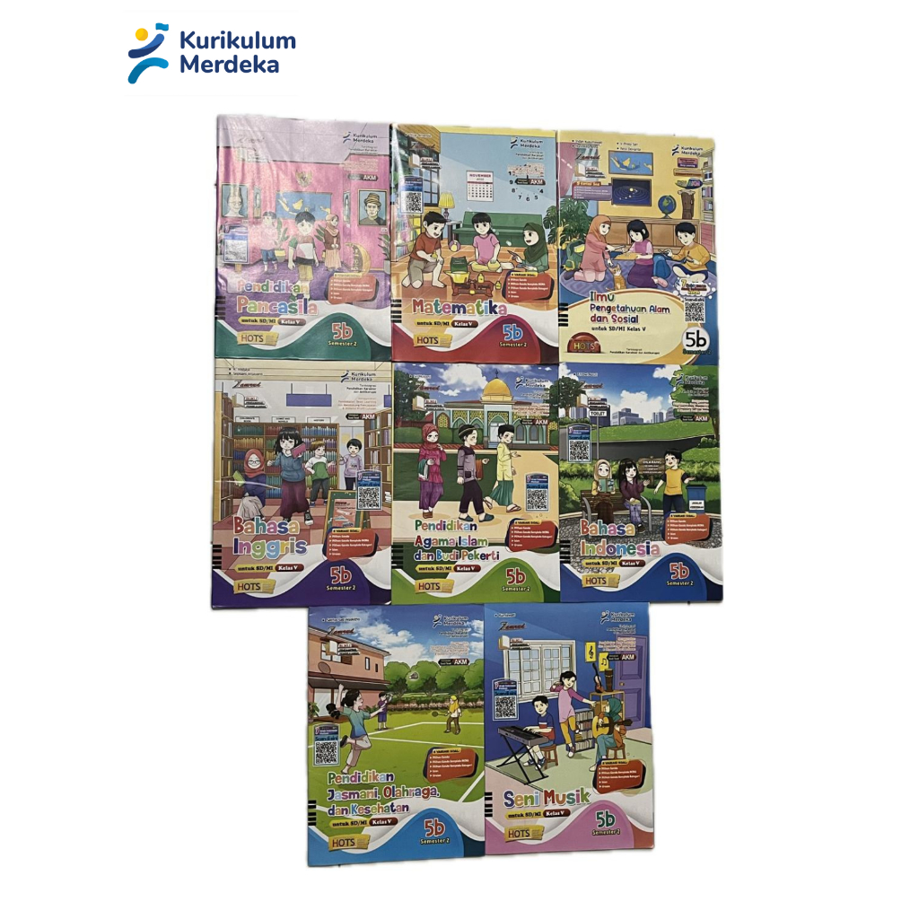 BUKU LKS ZAMRUD PUTRA NUGRAHA KELAS 5 SD/MI Semester 2 KURIKULUM MERDEKA