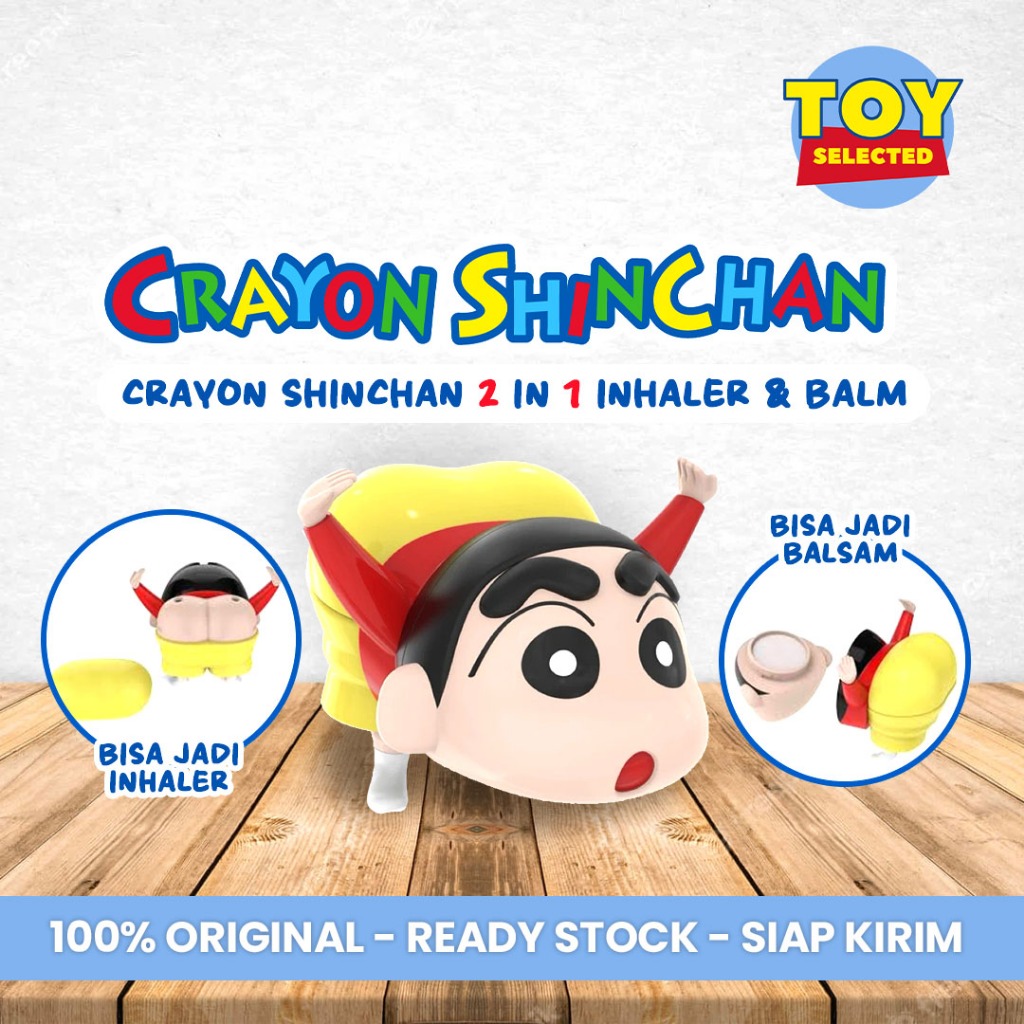 [READY] Crayon Shinchan 2 in 1 Inhaler & Balm - Special Edition - Inhaler Shinchan - Original