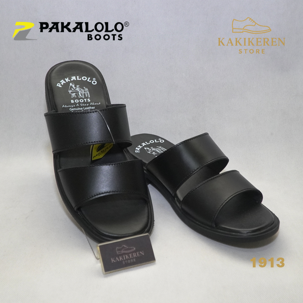 [COD] PAKALOLO NEW 1913 ORIGINAL 100% - SEPATU SANDAL KULIT PRIA