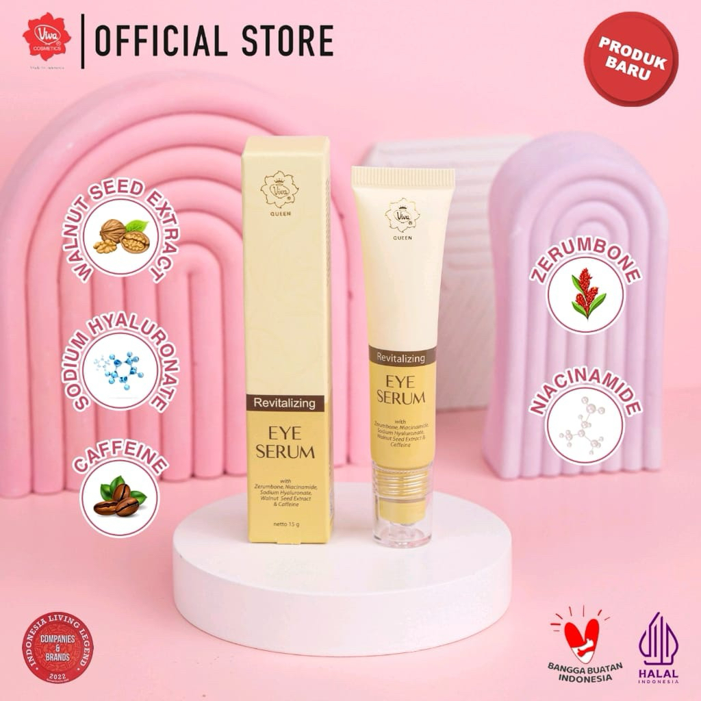 Viva Eye Serum/ krim kantung mata dengan roller