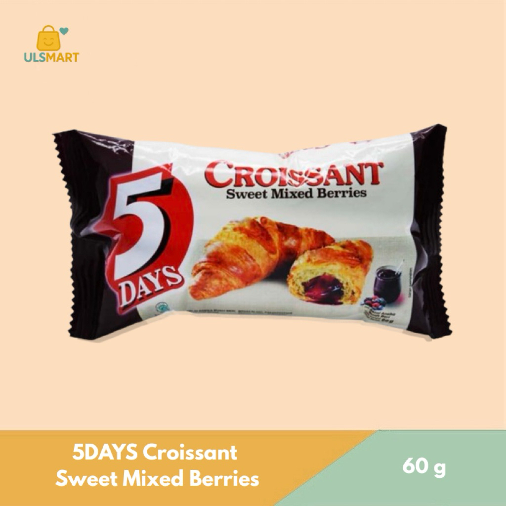 5DAYS Croissant Sweet Mixed Berries 60 g
