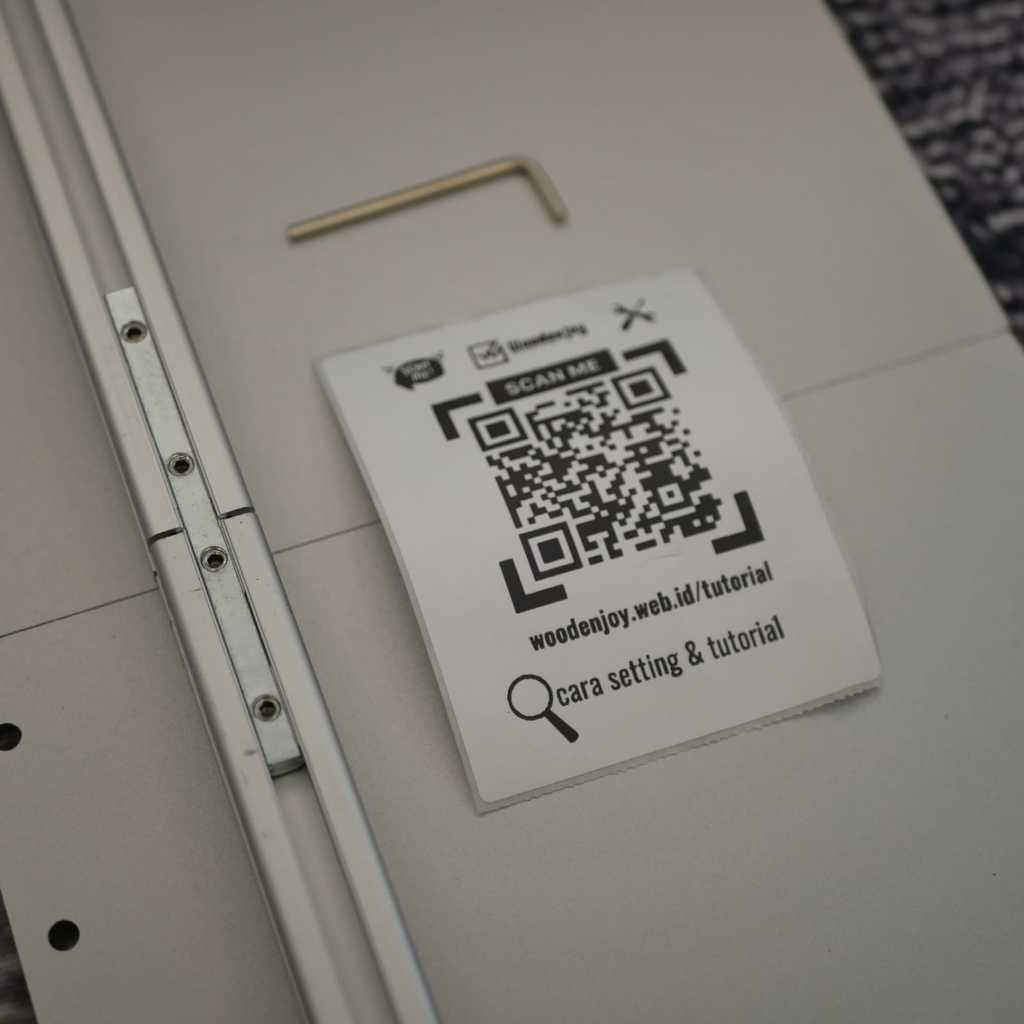 UPGRADE Metal Joint Bar Lengkap Kunci L untuk sambungam Tracksaw Woodenjoy