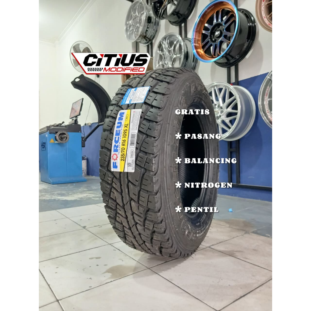 Ban Mobil Ring 16 Semi Kasar Cangkul FORCEUM A/TZ R 235/70 R16