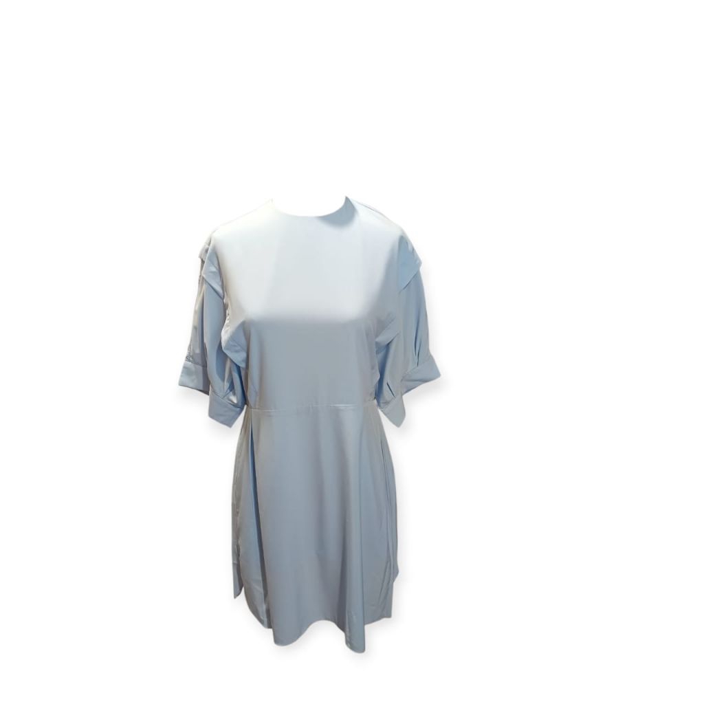 Harlan + Holden Baby Blue Midi Dress