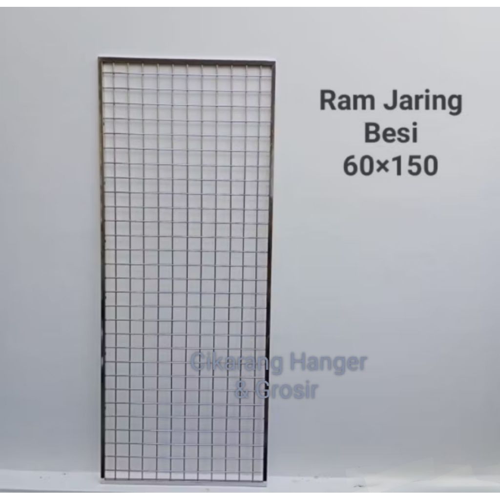 Ram Jaring Besi Krom Bingkai Tebal Untuk Tatakan HP Aksesoris Stainless Chrome