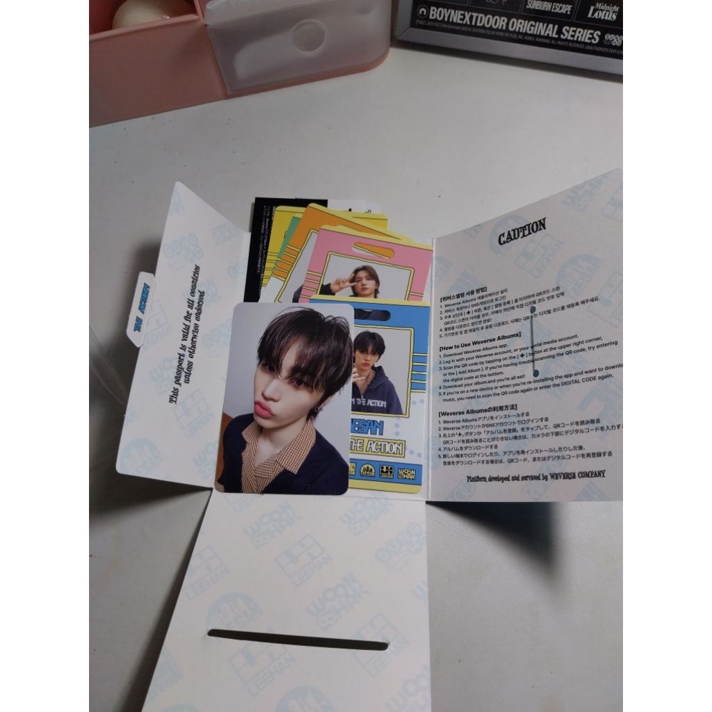 album the action boynextdoor vw ver fullset unsealed