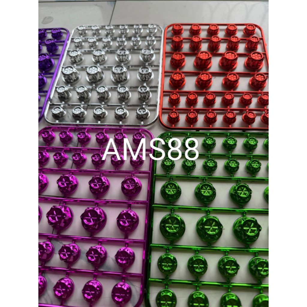 Promo Cover baut flower 30pcs Tutup baut variasi Motor model flower 1 papan Universal Motor Mio Vari