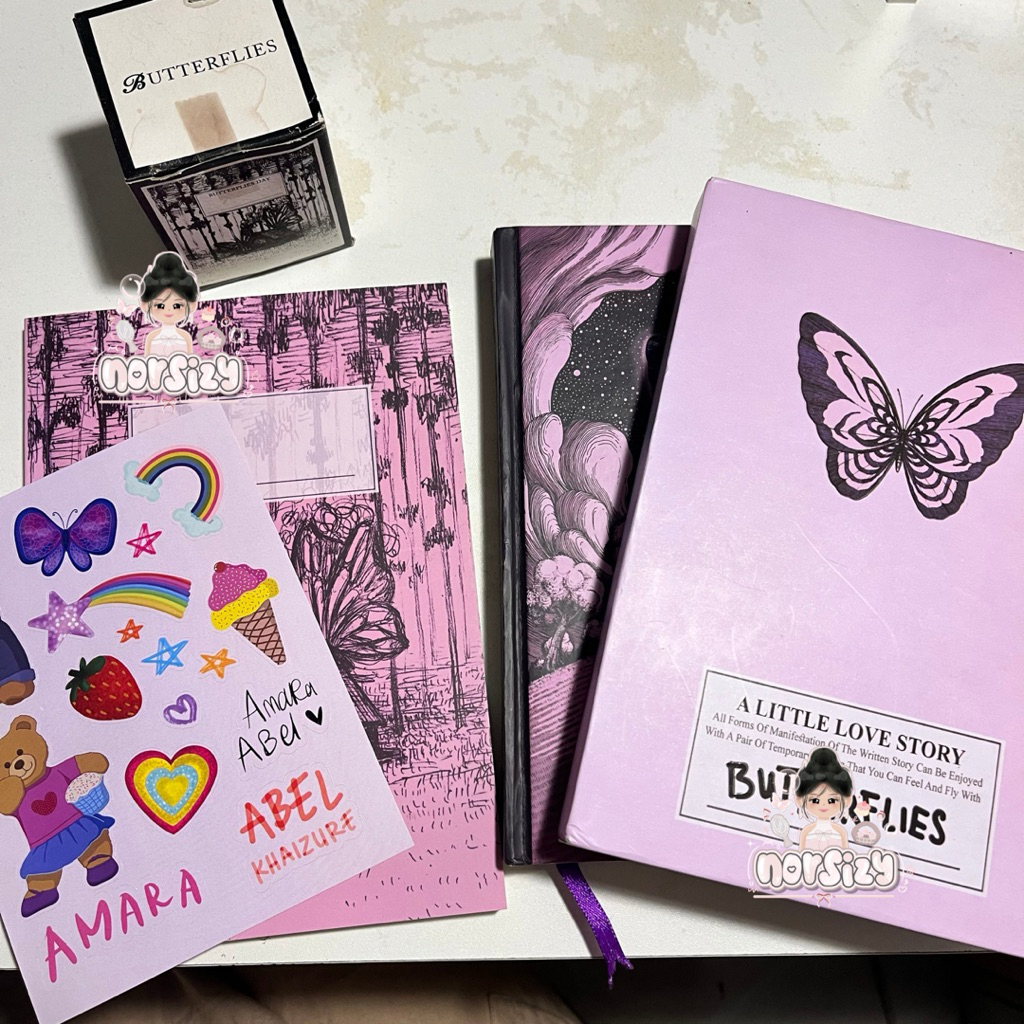 [PRELOVED] NOVEL BUTTERFLIES