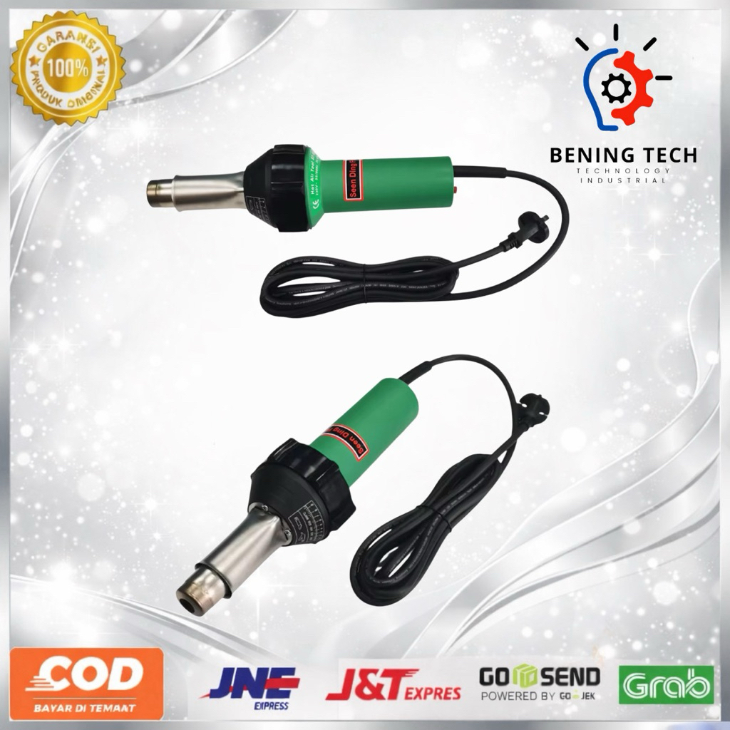 Hot Air Torch Plastic Welding Gun Welder 220V 1600W