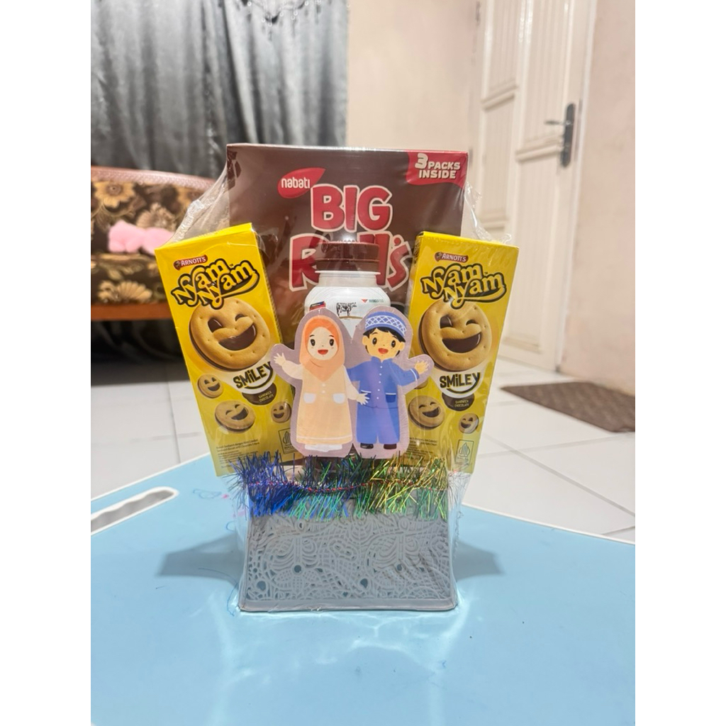 parcel mini cocok untuk hadiah, souvenir ulang tahun , parcel lebaran