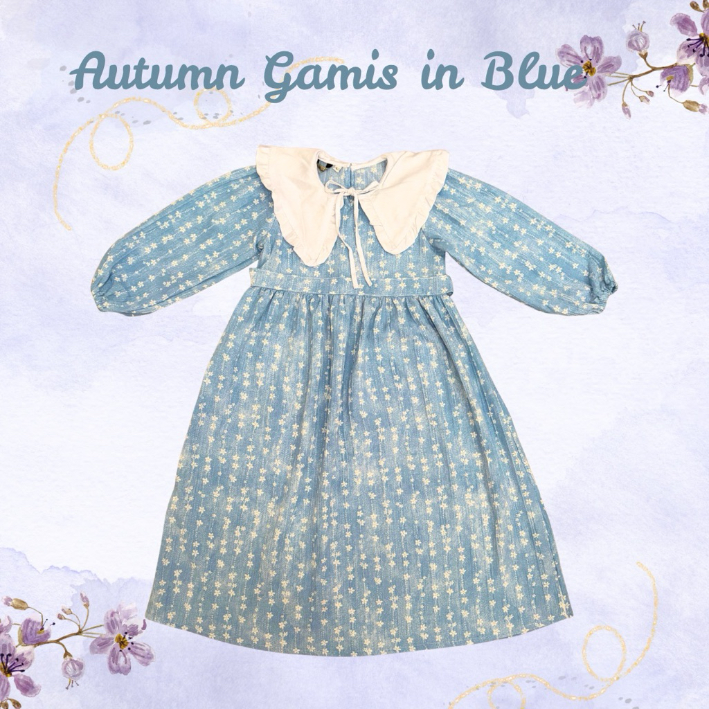 Gamis Anak Perempuan Baju Panjang Busana Muslim Cewe Usia 2-10 Tahun