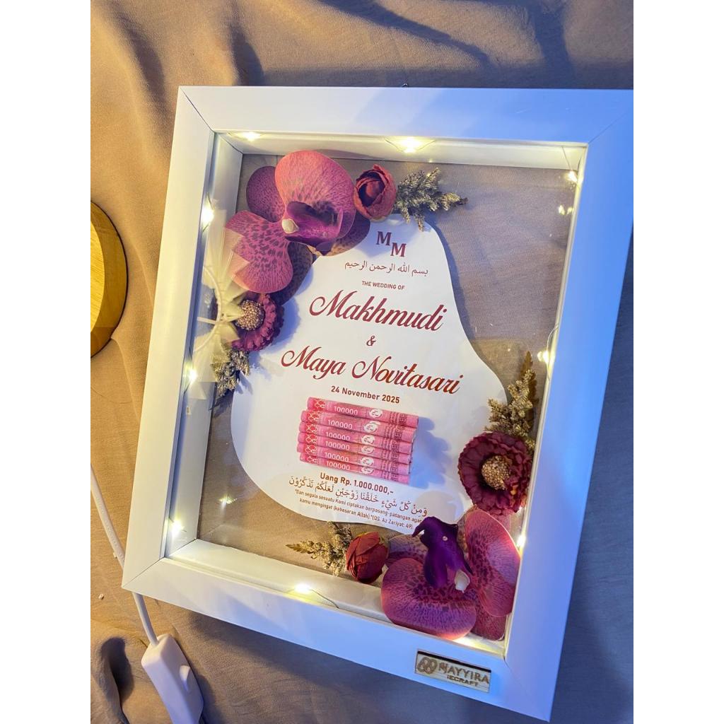 1 HARI JADI Mahar Transparan Anggrek Mahar Pernikahan Mahar Murah Mahar Unik Mahar Anggrek Mahar Aes