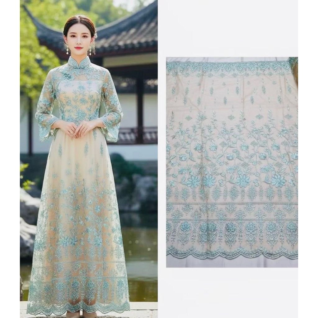 Tulle bordir Sapto premium  terbaru