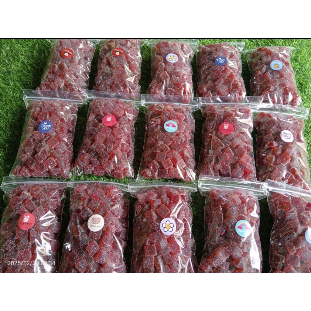 Jelly Agar Kering Bergula Kemasan Kiloan dan Toples 400gr