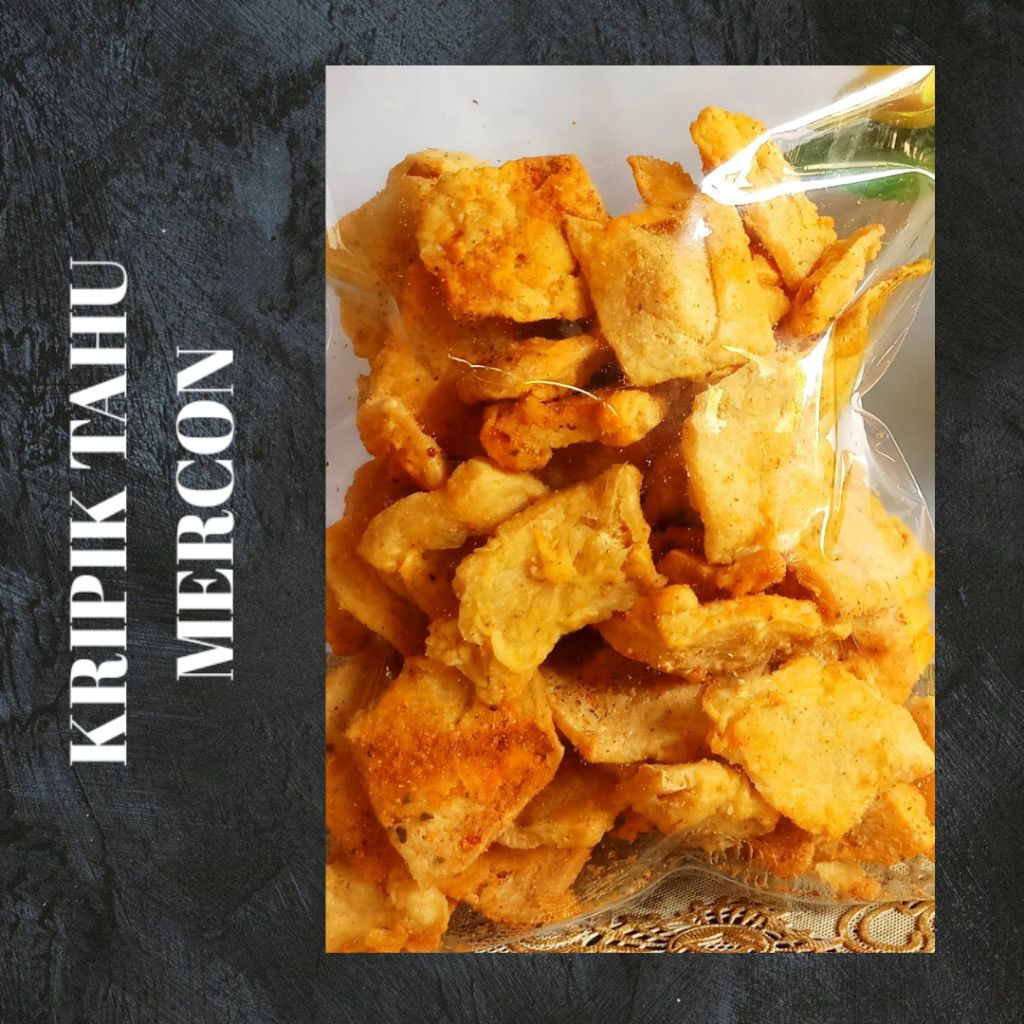 Keripik Tahu Mercon 1 Kilo IR Intan Rahmadhani Snack Jogja