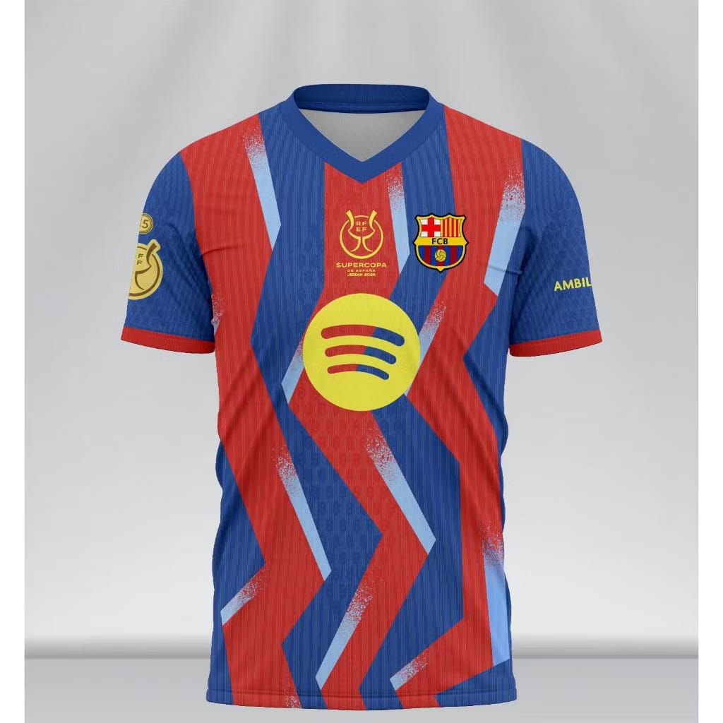 JERSEY BARCELONA 4THN 2025 2026 EL CLASICO GRATIS NAMA DAN NOMOR PUNGGUNG