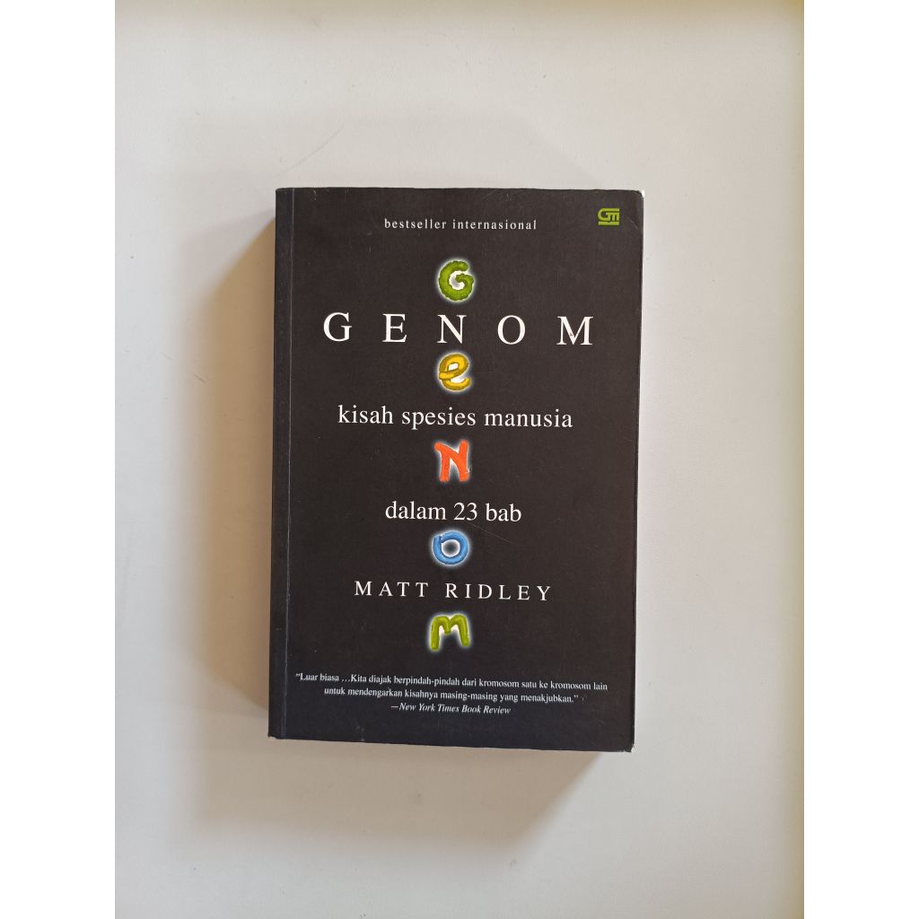 GENOM KISAH SPESIES MANUSIA DALAM 23 BAB - MATT RIDLEY (ORIGINAL)