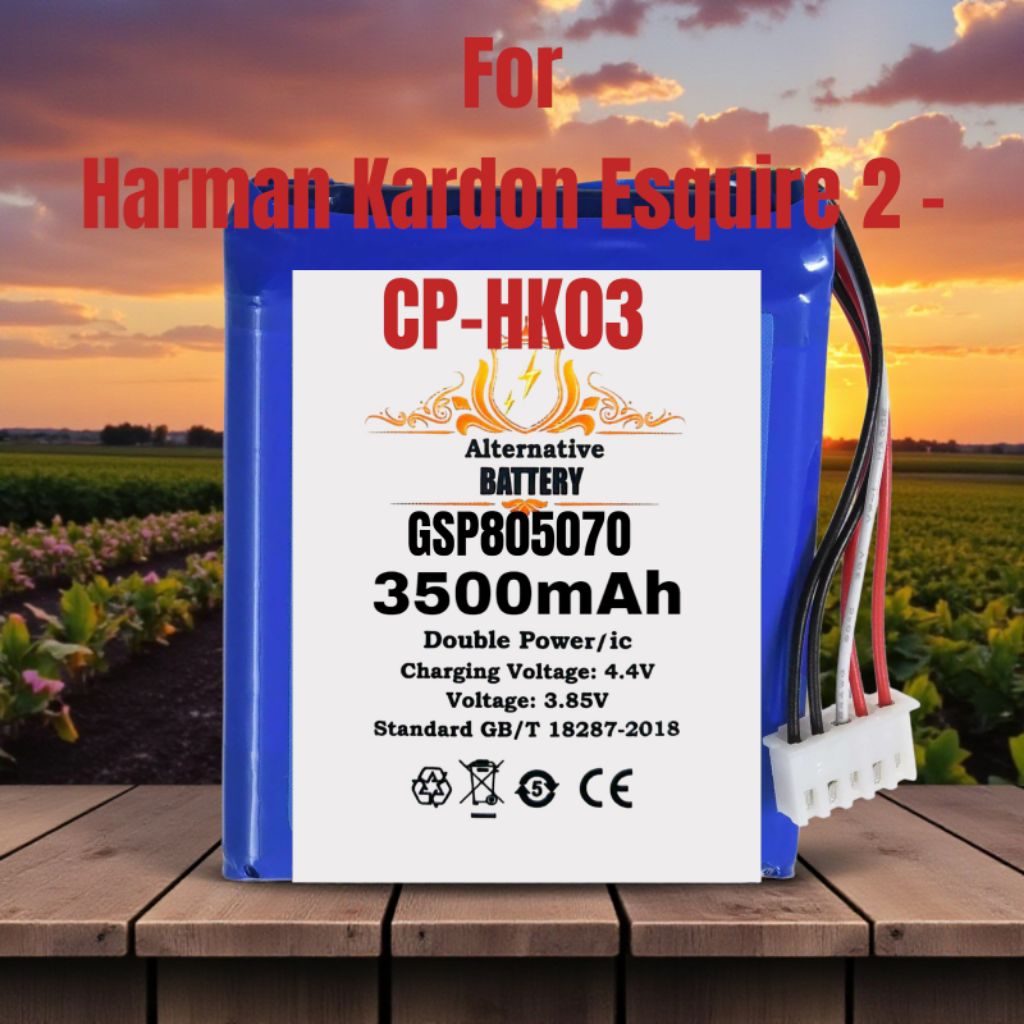 Batre GSP805070 For Harman Kardon Esquire 2 - CP-HK03 Speaker Bluetooth Portabel Batrai Baterai 3500