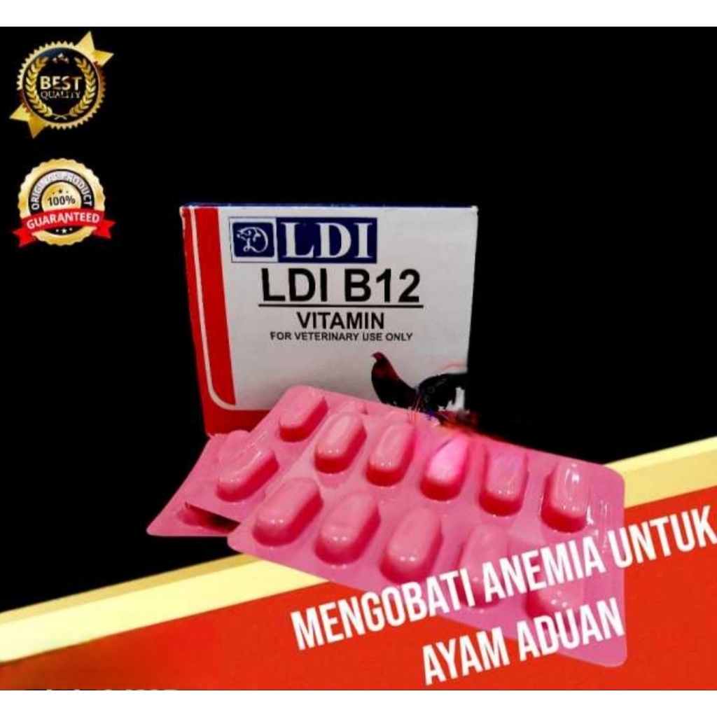LDI VITAMIN AYAM B12 SUPLEMENT DOPING