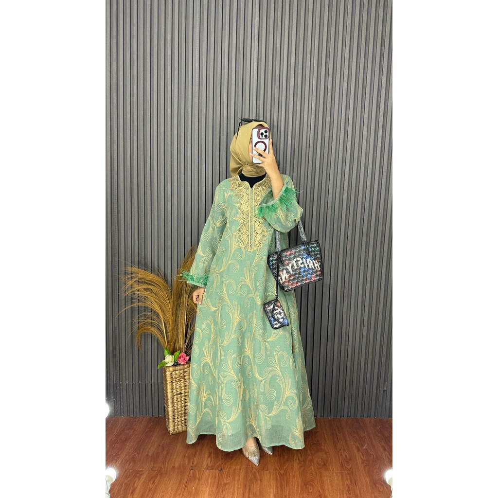 BKK0447 DRESS DUBAI IMPORT