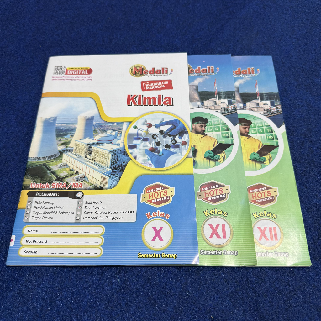 Buku LKS Kimia Kelas 7-12 SMP/SMA/SMK/MA Semester 2 Kurikulum Merdeka
