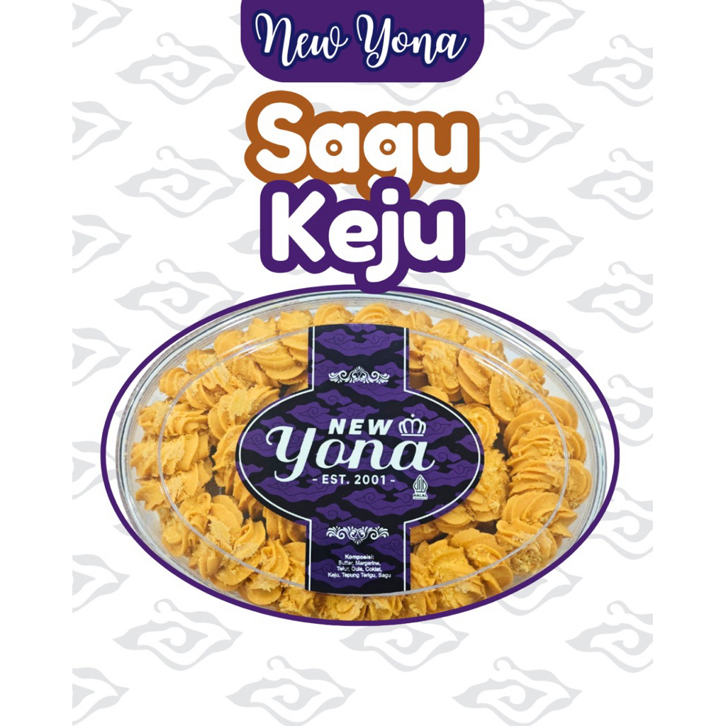 New Yona Cookies Sagu Keju Kue Lebaran