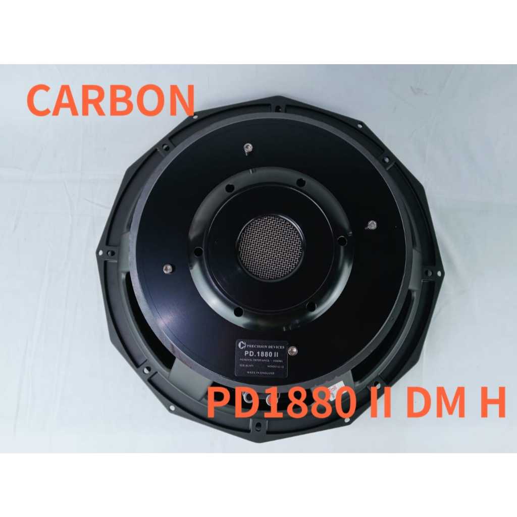 SPEAKER KOMPONEN PD1880 DM / PD 1880 DM CARBON – DOBEL MAGNET – 18 INCH – VC 5 INCH – HITAM