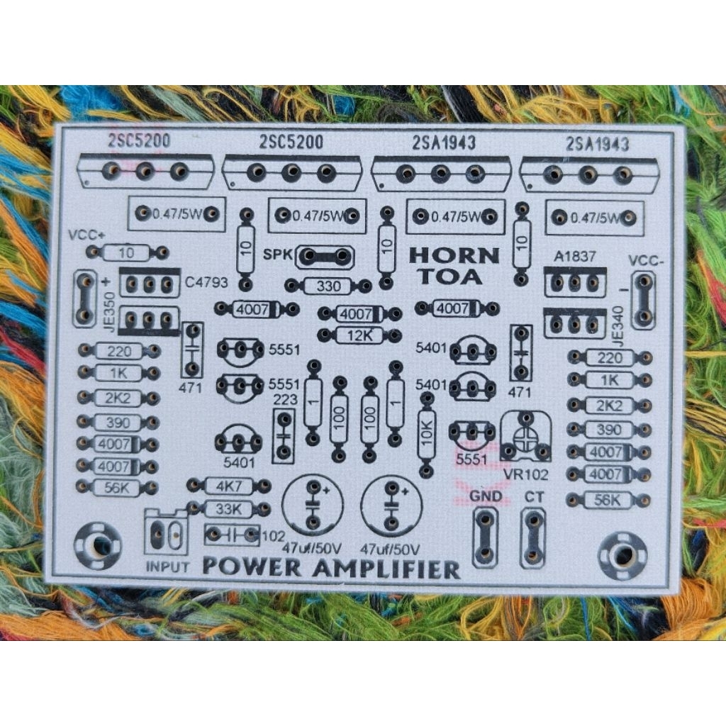 PCB power horen toa / corong