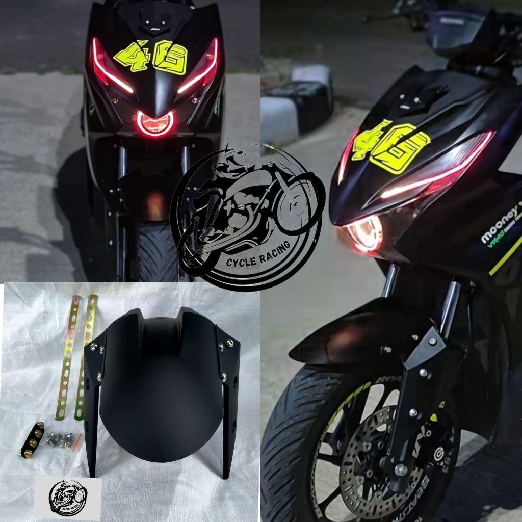 SPAKBOR DEPAN MODIF BEAT NEW BEAT STREET 2025 MODEL VARIASI LENGKAP PLAT BAUT