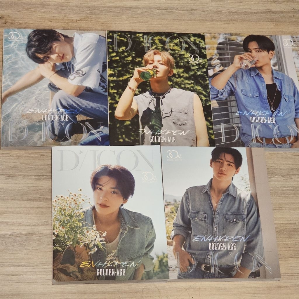 [READY STOCK] Enhypen Dicon Golden Age 2025 Magazine Photobook Jungwon Heeseung Jay Jake Sunghoon Of