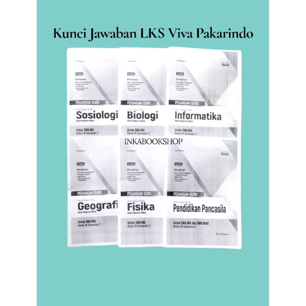 Kunci Jawaban LKS Viva Pakarindo Kelas 11 XI Semester 2 T.A 2025/2026 Kurikulum Merdeka Terbaru 2025