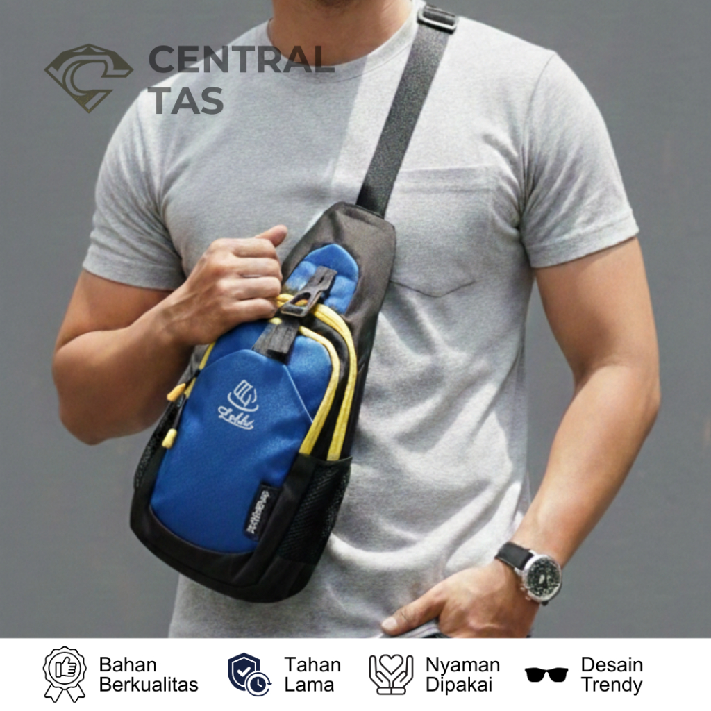 Central Tas Branded | Tas Selempang Pria YLSK - tas slempang pria - slingbag - selempang