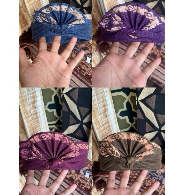 Udeng List Warna Janggar Rimpit Terbaru Pria Dewasa Jadi Setengah Jadi Lembaran Pakaian Adat Pria Ke