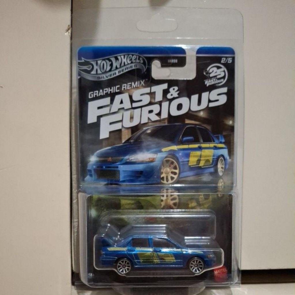 Hot wheels fast and furious lancer evolution VII