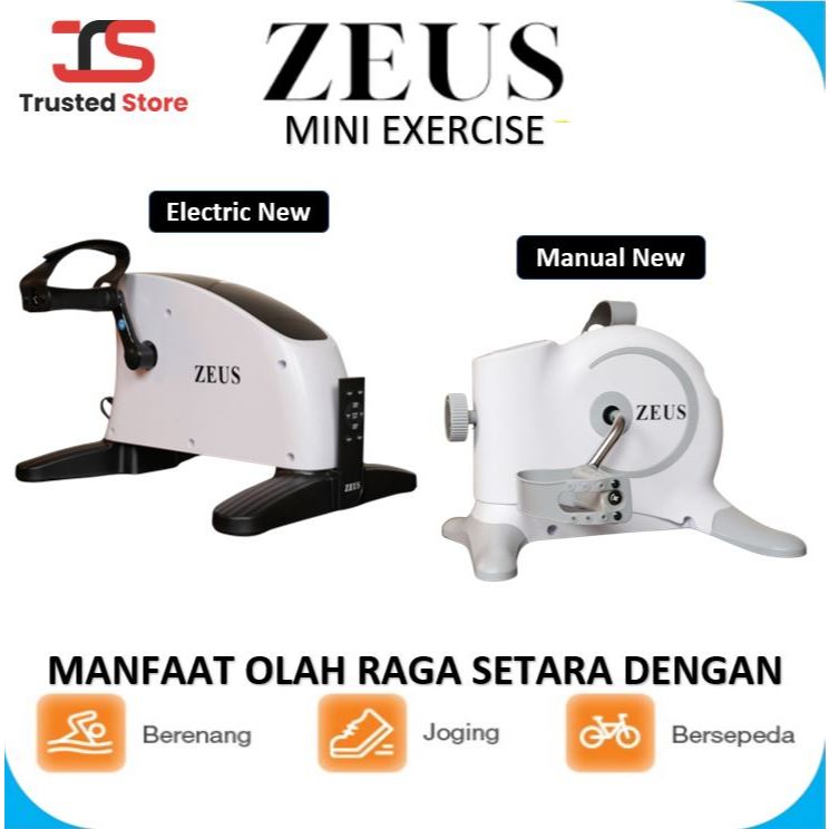 Zeus Mini Bike Exercise Sepeda Terapi Statis Zeus Static