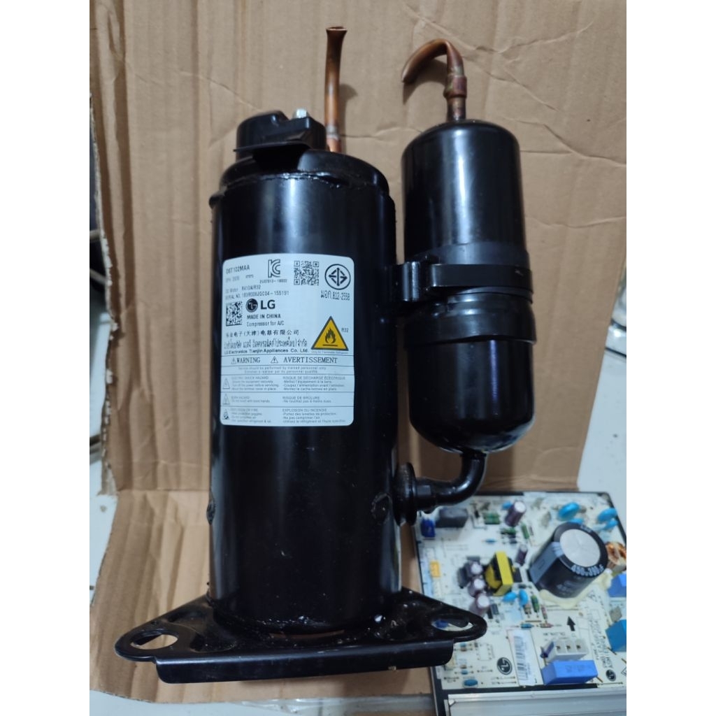 Kompresor Ac Lg dual inverter 1pk r410a r32 original
