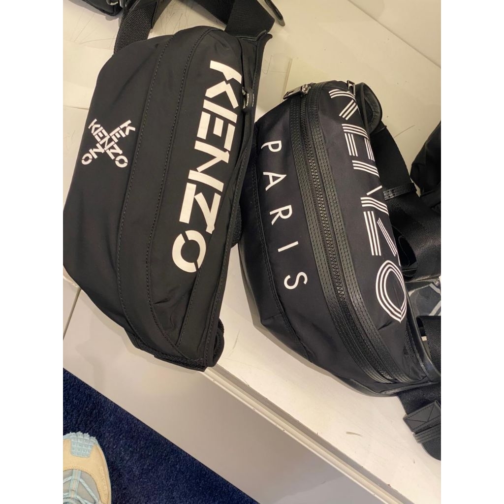 tas kenzo* nylon waist bag new