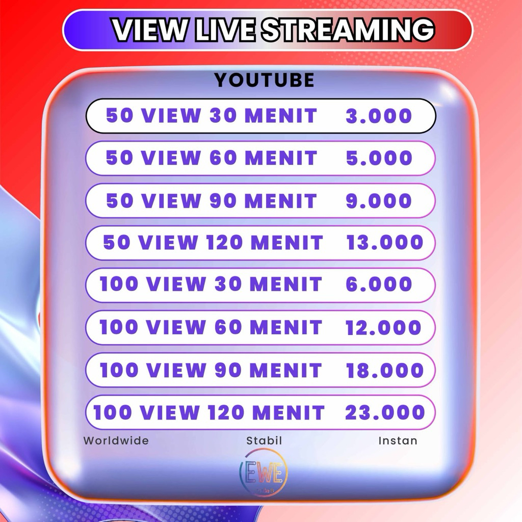 View Live Youtube Tambah Penonton Live Youtube