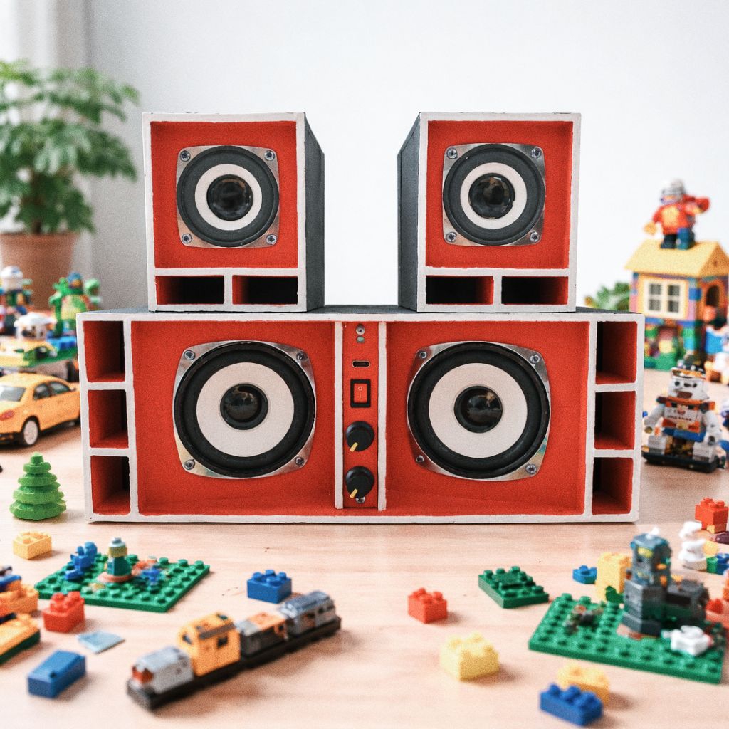 Sound System Mini sound horeg miniatur dengan bluetooth