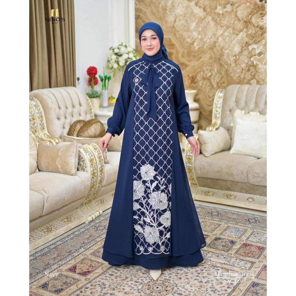 Ninos Haruma / Gamis ninos terbaru / Nino's Design Original / Dress by Ninos