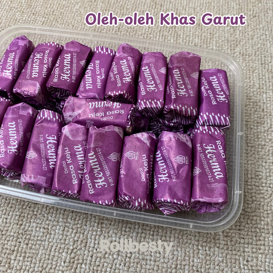 Rollbesty Dodol Garut Asli Rasa Keju 1kg Manis Legit Halal Makanan Oleh-oleh Khas Garut Berkualitas