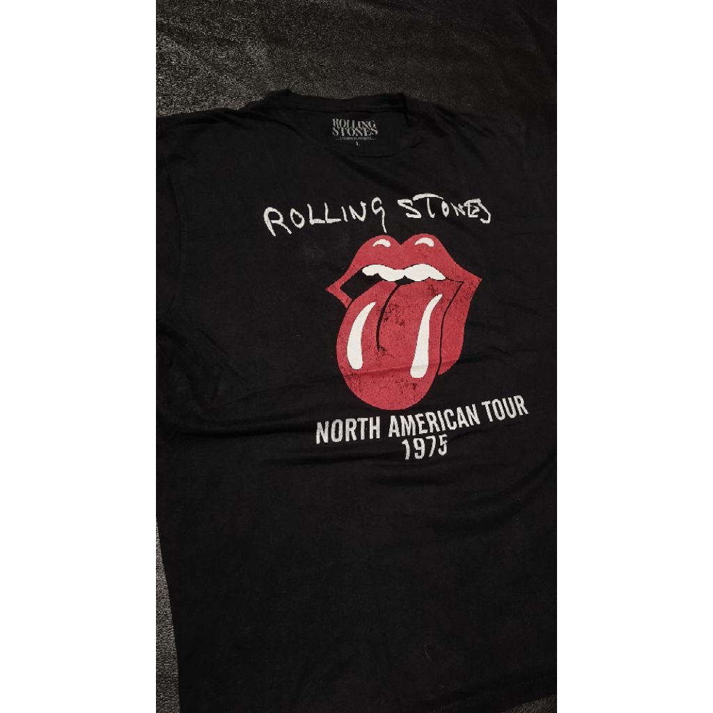 kaos band rolling stones - north american tour 1975