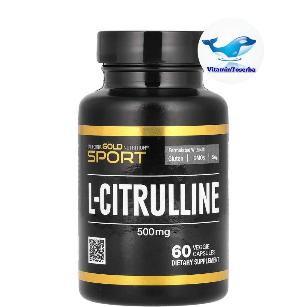 California Gold Nutrition Sport L-Citrulline Kyowa Hakko 500 mg 60 Veggie Capsules