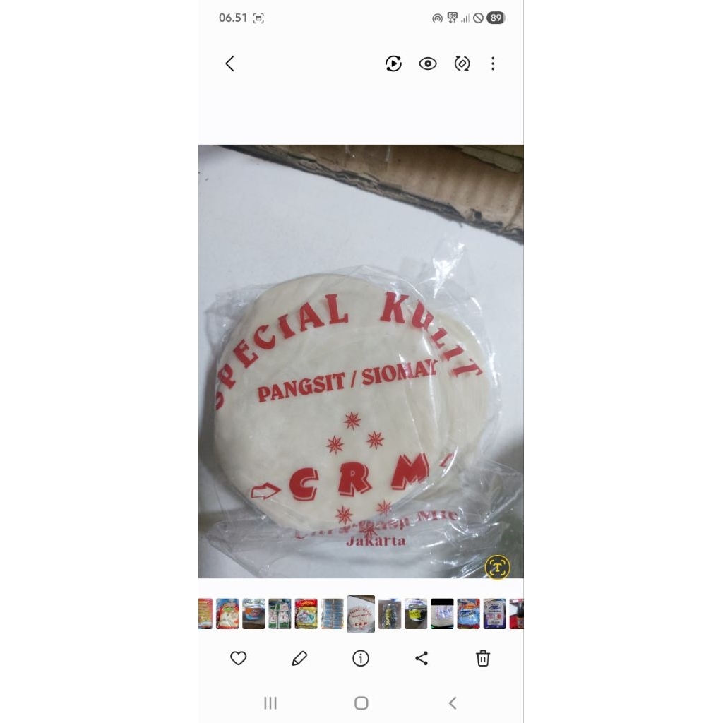 kulit pangsit bulat merk crm