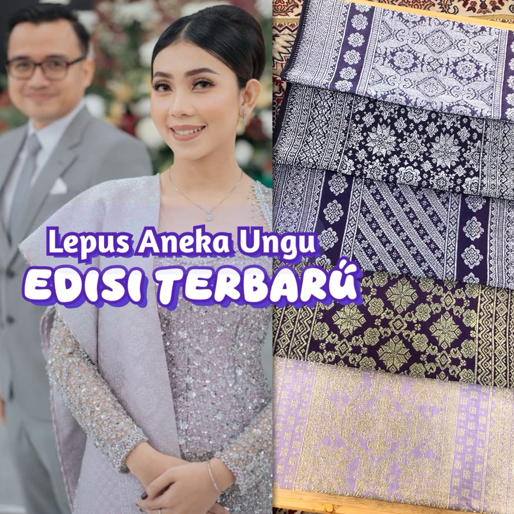 ANEKA SONGKET LEPUS UNGU/ LILAC/ TARO